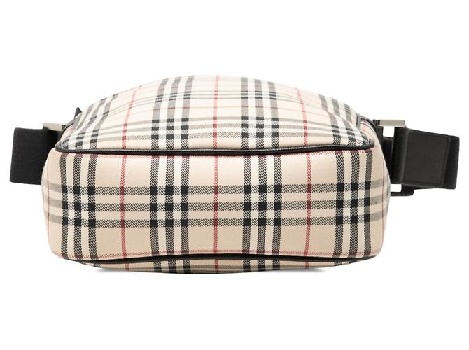 Borsa a tracolla Burberry House Check Canvas nera Nero - vista 3