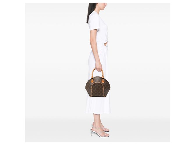 Borsa Louis Vuitton Monogram Ellipse PM Marrone - vista 6