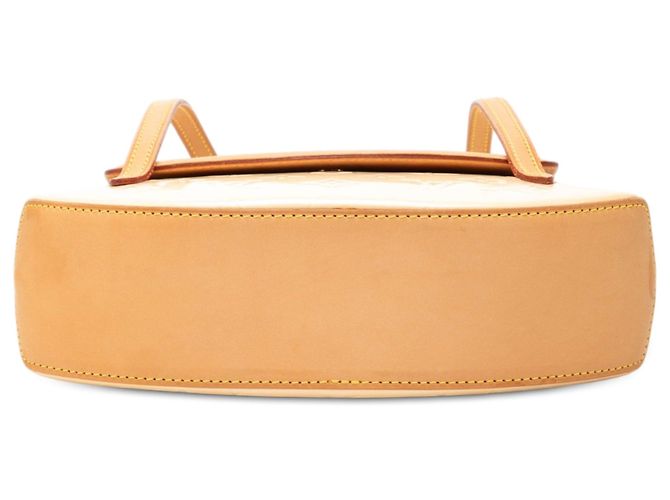Borsa a tracolla Louis Vuitton Monogram Vernis Biscayne Bay PM Bianca Bianco - vista 3