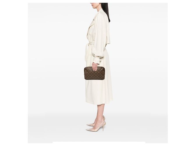 Borsa a pochette Louis Vuitton Monogram Trousse Toilette 28 Marrone - vista 6