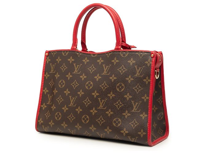 Borsa Satchel Louis Vuitton Monogram Popincourt PM Marrone - vista 2