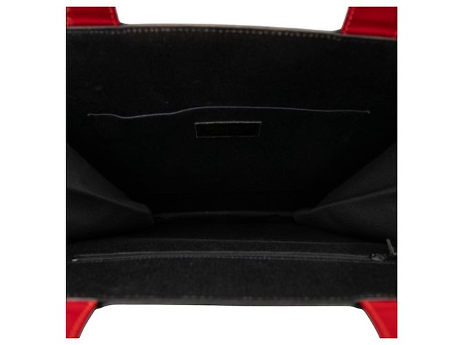 Tote Verticale Chanel Choco Bar Patent Coco Mademoiselle Rossa Rosso - vista 4