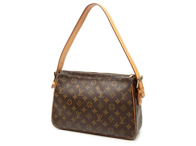 Borsa a tracolla Louis Vuitton Monogram Viva Cite GM Marrone - vista 2