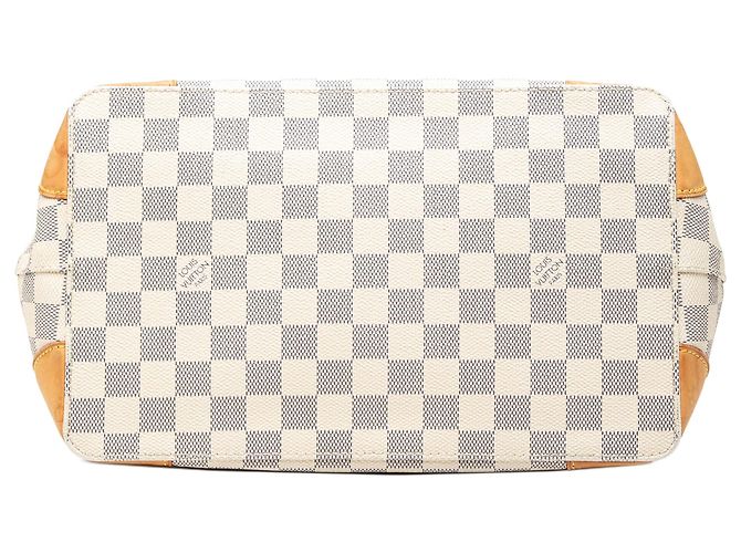Borsa Tote Louis Vuitton Damier Azur Hampstead PM Bianca Bianco - vista 3