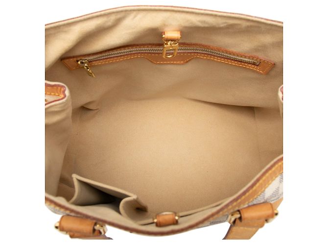 Borsa Tote Louis Vuitton Damier Azur Hampstead PM Bianca Bianco - vista 4