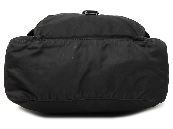 Bolsa Messenger Prada Tessuto preta com fivela e zíper Preto - vista 3