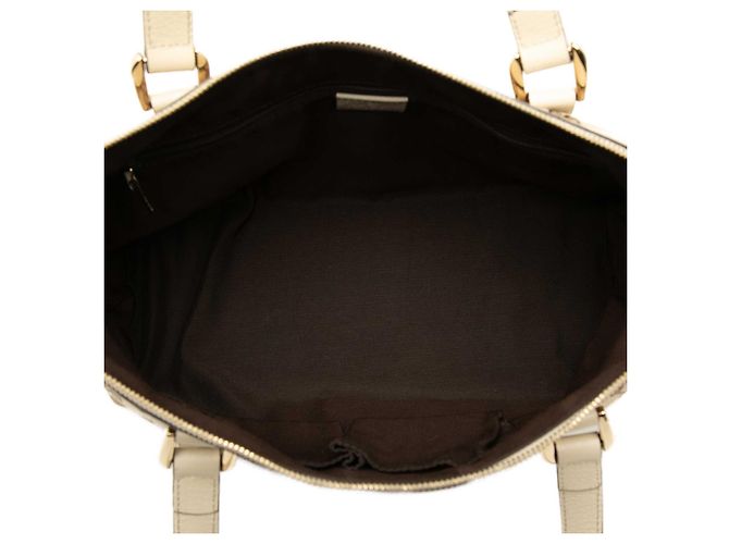 Borsa Tote Gucci GG Canvas Abbey D Ring Beige - vista 4