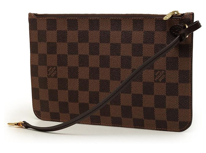 Pouch Louis Vuitton Damier Ebene Neverfull MM marrone - vista 2