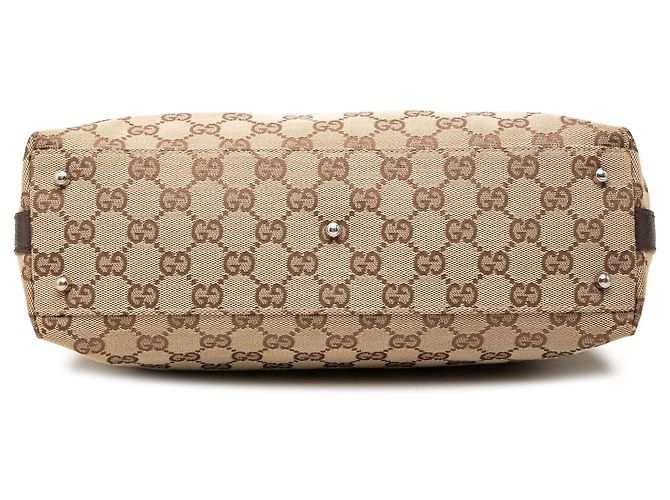 Borsa Gucci GG Canvas Web Pop Beige - vista 3
