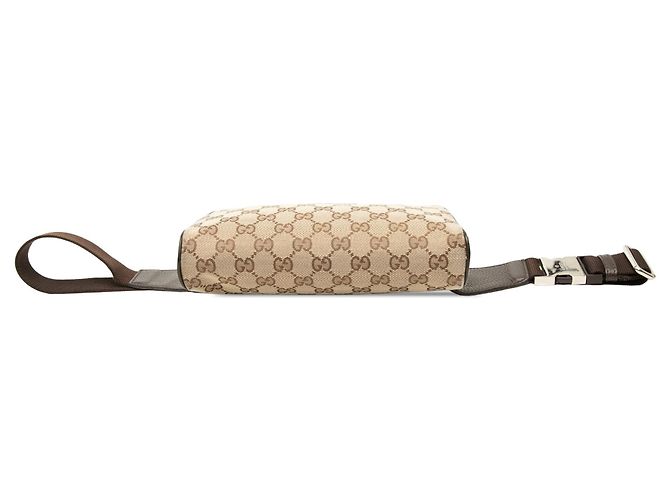 Borsa cintura Gucci GG Canvas Beige - vista 3