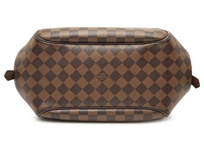 Borsa a tracolla Louis Vuitton Damier Ebene Belem MM Marrone - vista 3