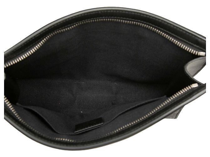 Clutch Gucci GG Supreme Web Nera Nero - vista 4
