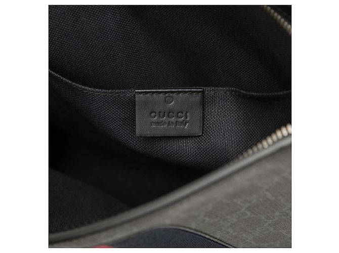 Clutch Gucci GG Supreme Web Nera Nero - vista 5