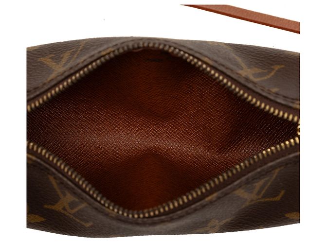 Borsa a mano Louis Vuitton Monogram Papillon Pochette Marrone - vista 4