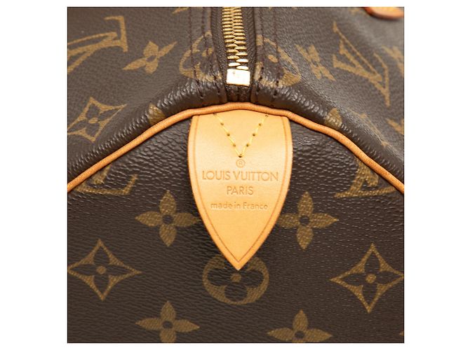 Borsa Boston Louis Vuitton Monogram Speedy 35 Marrone - vista 5