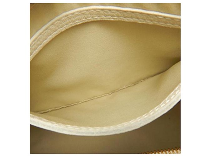 Borsa Boston Louis Vuitton Monogram Mini Lin Speedy 30 Beige - vista 7
