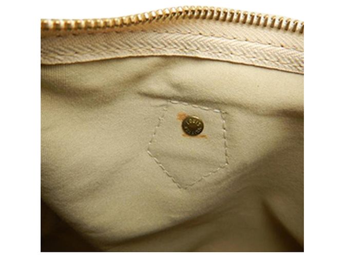 Borsa Boston Louis Vuitton Monogram Mini Lin Speedy 30 Beige - vista 9