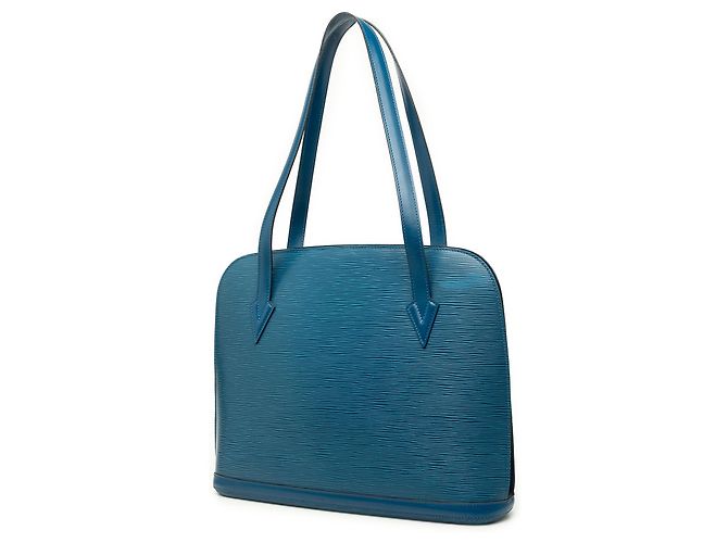 Borsa a tracolla Louis Vuitton Epi Lussac Blu - vista 2