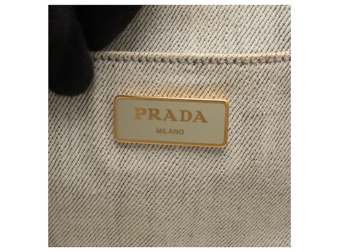 Prada Denim Canapa Tote Bag - Ansicht 4