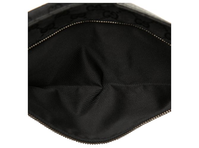 Black Gucci GG Canvas Double Pocket Belt Bag - view 4