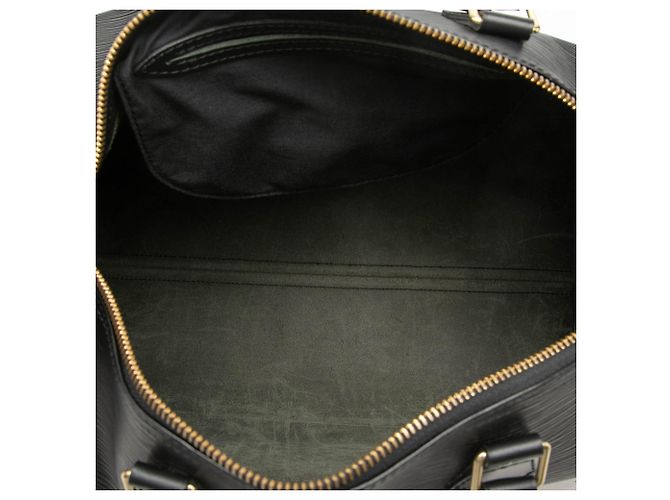Borsa Boston Louis Vuitton Epi Speedy 35 Nera Nero - vista 4