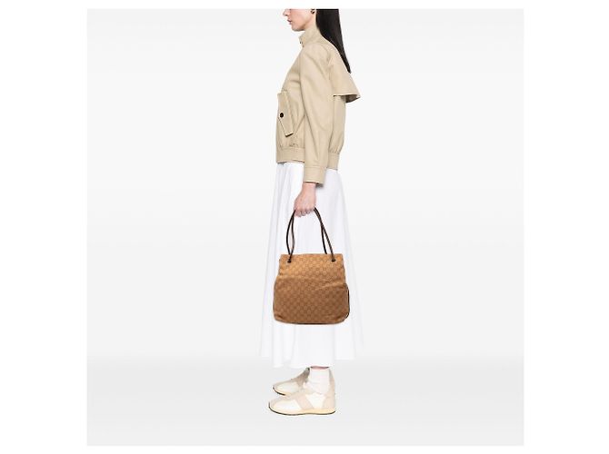 Tote Gucci GG Canvas Gifford marrone - vista 6