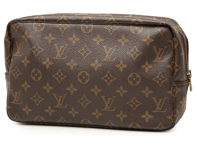 Borsa a pochette Louis Vuitton Monogram Trousse Toilette 28 Marrone - vista 2