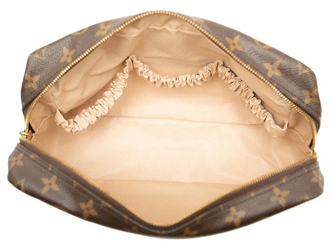 Borsa a pochette Louis Vuitton Monogram Trousse Toilette 28 Marrone - vista 4