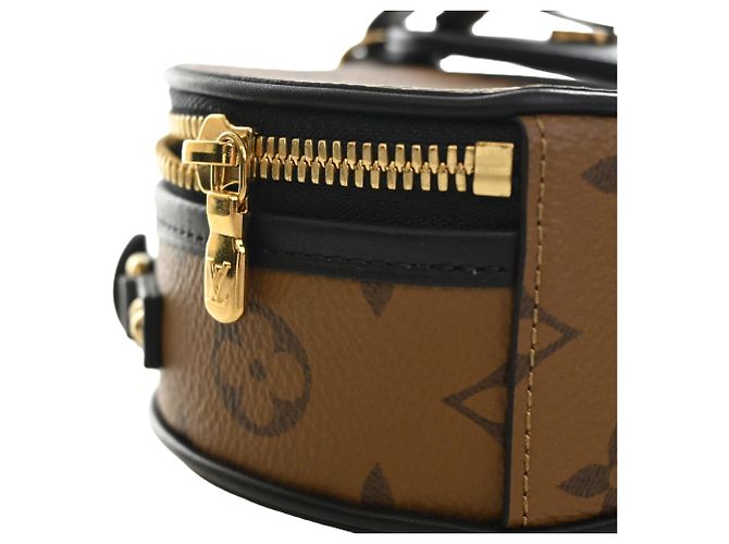 Borsa Satchel Mini Boite Chapeau Louis Vuitton Monogram Reverse Marrone - vista 5
