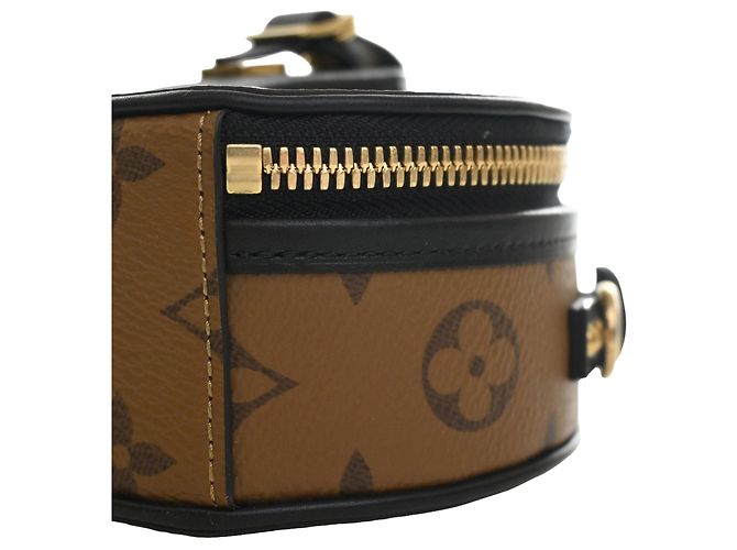 Borsa Satchel Mini Boite Chapeau Louis Vuitton Monogram Reverse Marrone - vista 6
