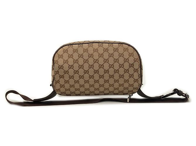 Beige Gucci GG Canvas Waist Pouch Belt Bag - vista 3