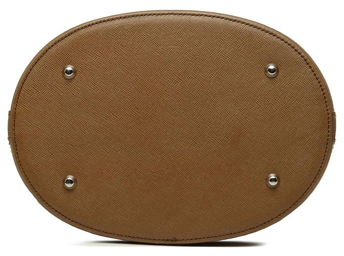 Borsa a secchiello Burberry in pelle marrone - vista 3