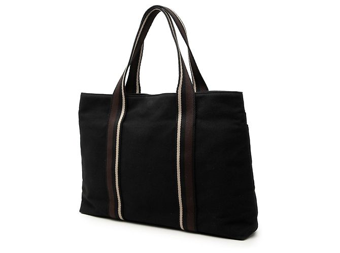 Borsa Tote Hermès Canvas Sac Troca Horizontal MM Nera Nero - vista 2