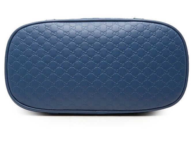 Borsa Dome Mini Microguccissima Gucci Blu - vista 3