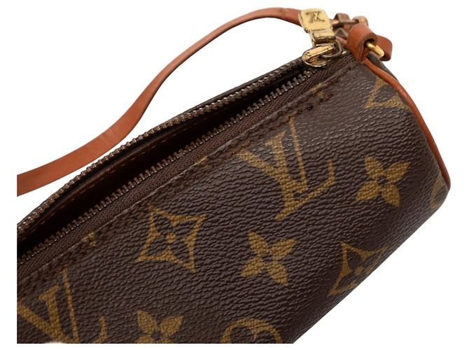 Borsa a mano Louis Vuitton Monogram Papillon Pochette Marrone - vista 5