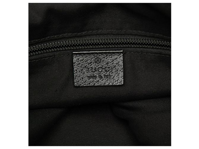 Sac messager à rabat Gucci GG Canvas Web noir - vue 5