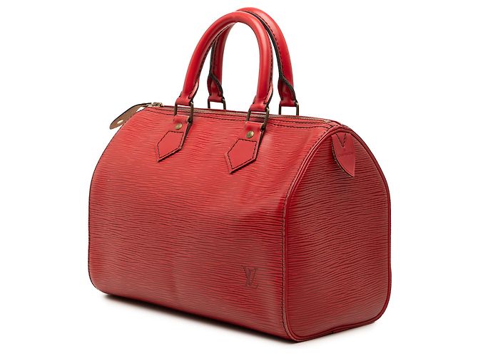 Borsa Boston Louis Vuitton Epi Speedy 25 Rossa Rosso - vista 2