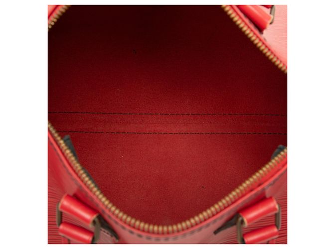 Borsa Boston Louis Vuitton Epi Speedy 25 Rossa Rosso - vista 4