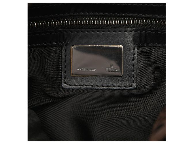 Borsa Fendi Zucchino Canvas marrone - vista 5
