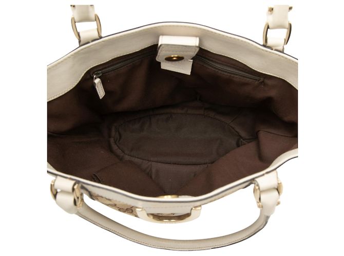 Borsa Gucci GG Canvas Abbey D Ring Beige - vista 4