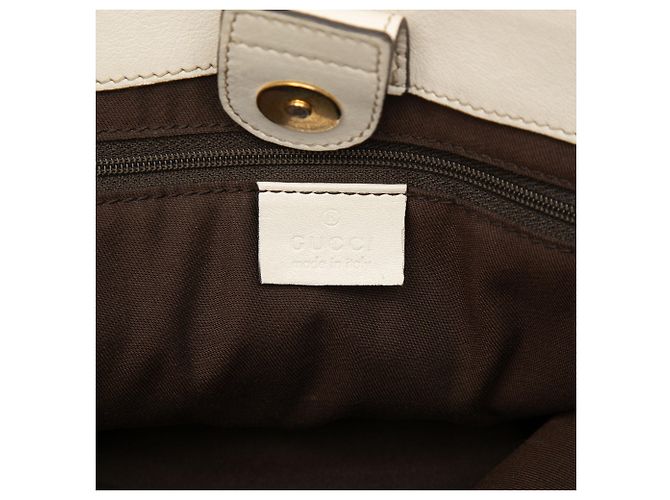 Borsa Gucci GG Canvas Abbey D Ring Beige - vista 5