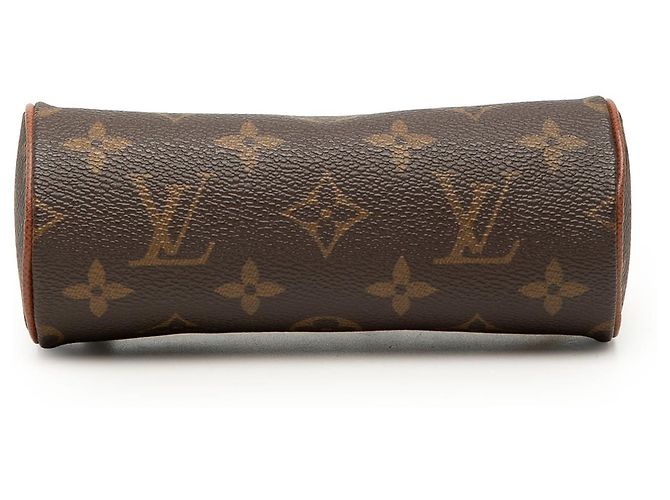 Borsa a mano Louis Vuitton Monogram Papillon Pochette Marrone - vista 3