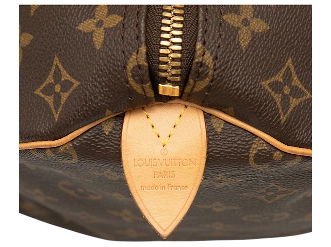 Borsa da viaggio Louis Vuitton Monogram Keepall 50 Marrone - vista 5