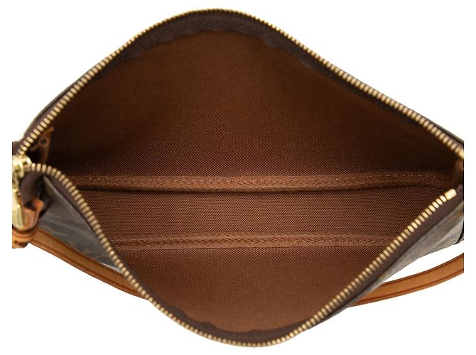 Borsa a tracolla Louis Vuitton Monogram Pochette Accessoires Marrone - vista 4