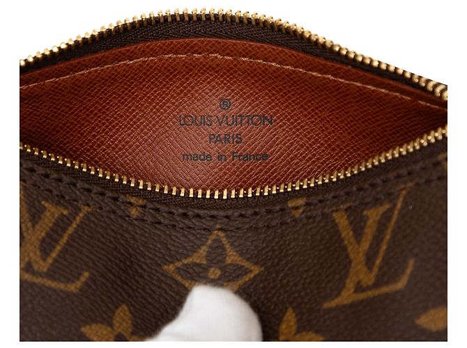 Borsa a mano Louis Vuitton Monogram Papillon Pochette Marrone - vista 5