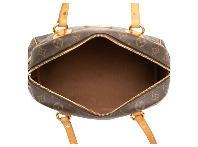 Borsa Louis Vuitton Monogram Montorgueil PM Marrone - vista 4