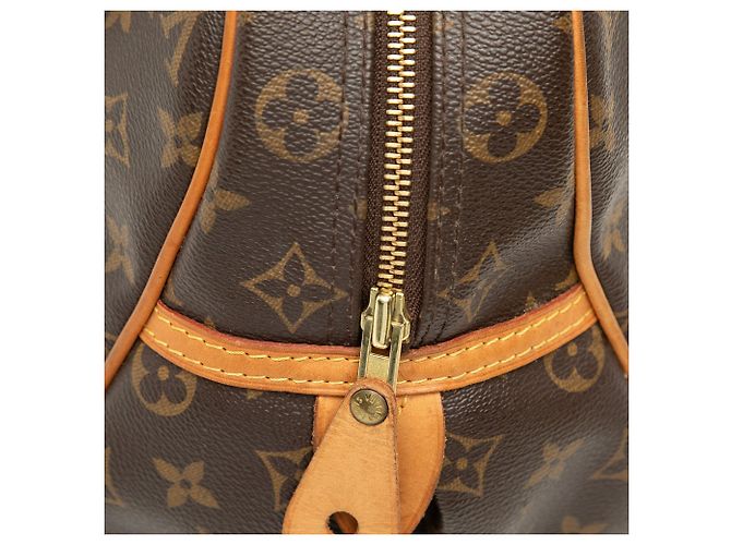 Borsa Louis Vuitton Monogram Montorgueil PM Marrone - vista 6