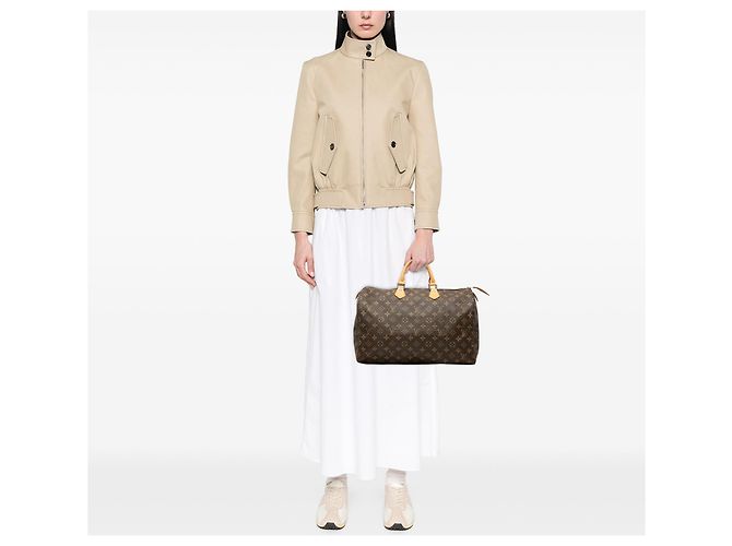 Borsa Boston Louis Vuitton Monogram Speedy 40 Marrone - vista 6