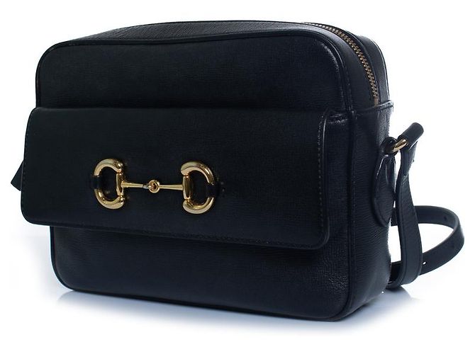 Gucci, Borsa a tracolla 1955 con morale nero - vista 3