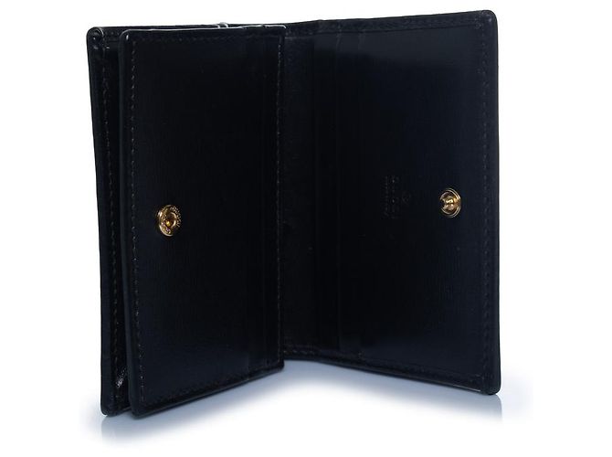 Gucci, tarjetero cartera Horsebit 1955 de piel Negro - vista 4